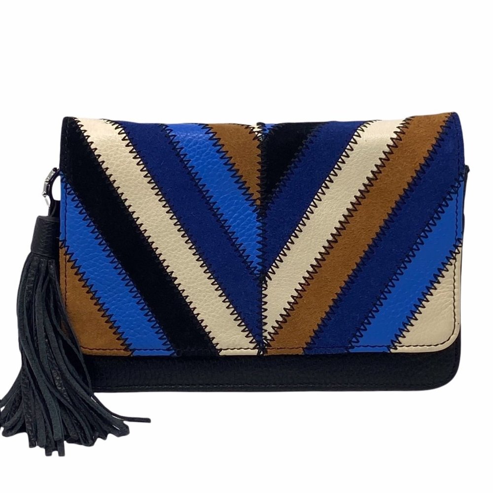 Aimee Kestenberg Multicolor Chevron Crossbody Bag